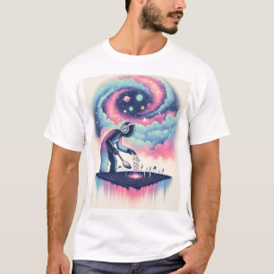 Camiseta "DJ cósmico: El jardinero espacial de los ritmos"