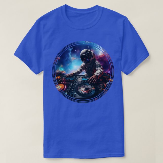Camiseta Dj de espacio (Diseño del anverso)