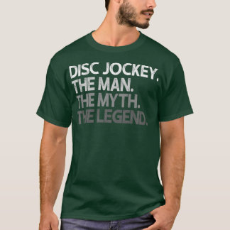 Camiseta Dj de Jockey sobre césped de disco El regalo de la