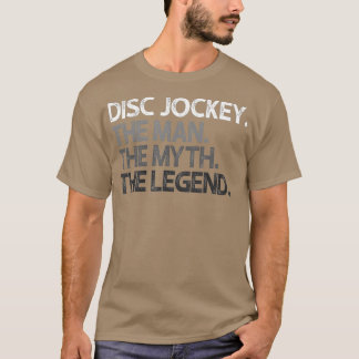 Camiseta Dj de Jockey sobre césped de disco regalo de la le
