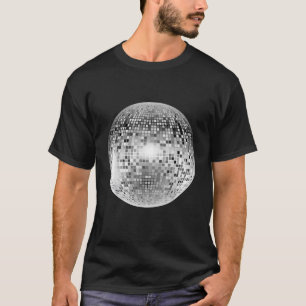 Camiseta DJ de la bola de disco retro vintage Retro de los 