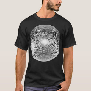 Camiseta DJ de la bola de disco retro vintage Retro de los
