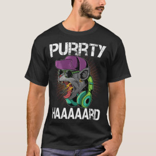 Camiseta DJ de la fiesta de gatos Purrty Hard Cat