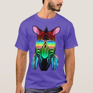 Camiseta DJ de música cebra - Colección de África