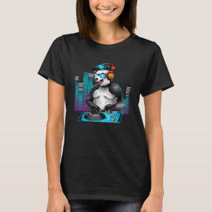 Camiseta DJ de Rave Coso Panda EDM Rave