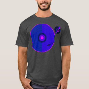Camiseta DJ de vinilo - EDM Hip Hop Vaporwave Premium