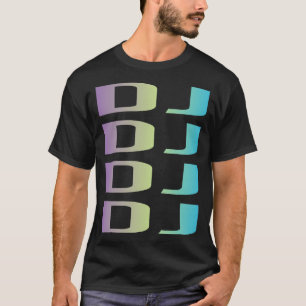 Camiseta Dj Disc Jockey Deejay Azul Púrpura