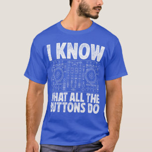 Camiseta DJ divertido para hombres y mujeres productor de m