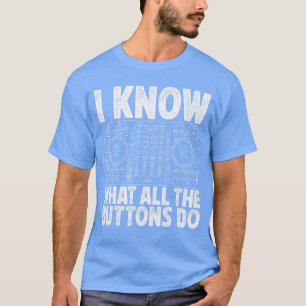Camiseta DJ divertido para hombres y mujeres productor de m