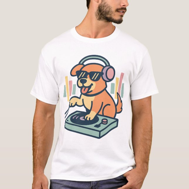 Camiseta DJ Dog (Anverso)