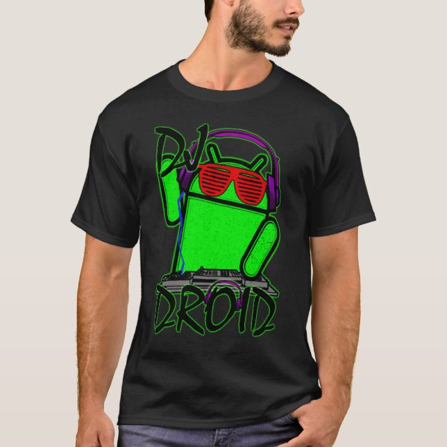 Camiseta DJ Droid (Anverso)