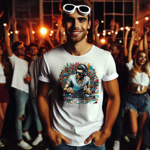Camiseta Dj en acción