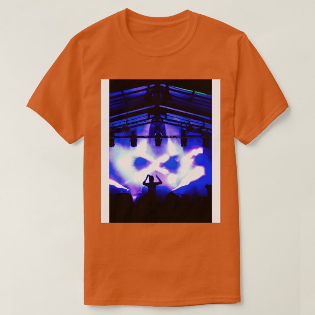 Camiseta DJ en el Festival (Diseño del anverso)