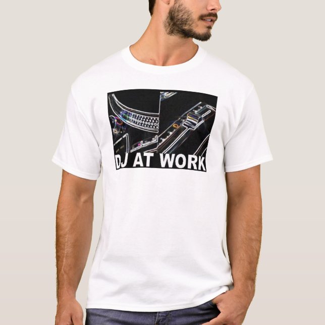 CAMISETA DJ EN EL TRABAJO (Anverso)