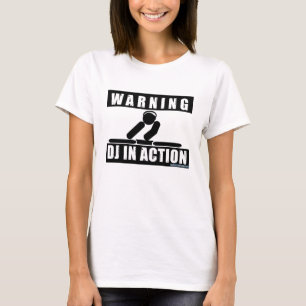 Camiseta DJ en la acción