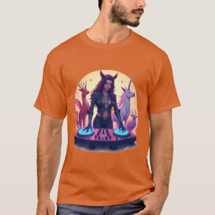 Camiseta DJ encantado: Diseño mítico de Groove