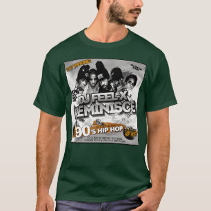 Camiseta Dj Feel X Reminisce 90s Clásico Hip Hop Dj Mi
