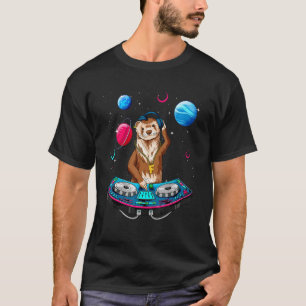 Camiseta DJ Ferret Psicodélico Música EDM Raver Trance Fest