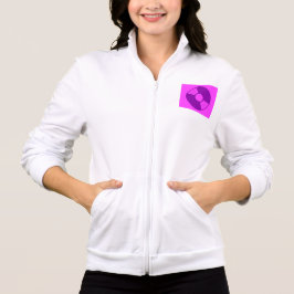 Camiseta DJ Fleece Zip DJ de Women's American Apparel Calif