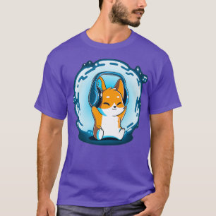 Camiseta Dj Fox Headphones Music Premium