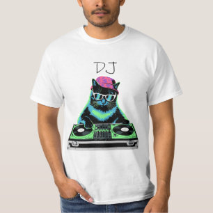 Camiseta Dj Gato Neon