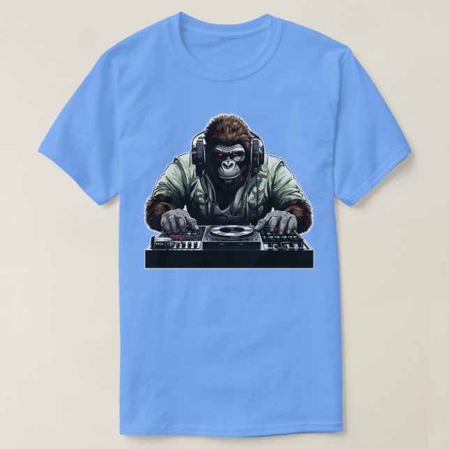Camiseta DJ Gorilla (Diseño del anverso)