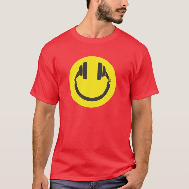 Camiseta DJ Headphones T-Shirt (Anverso)