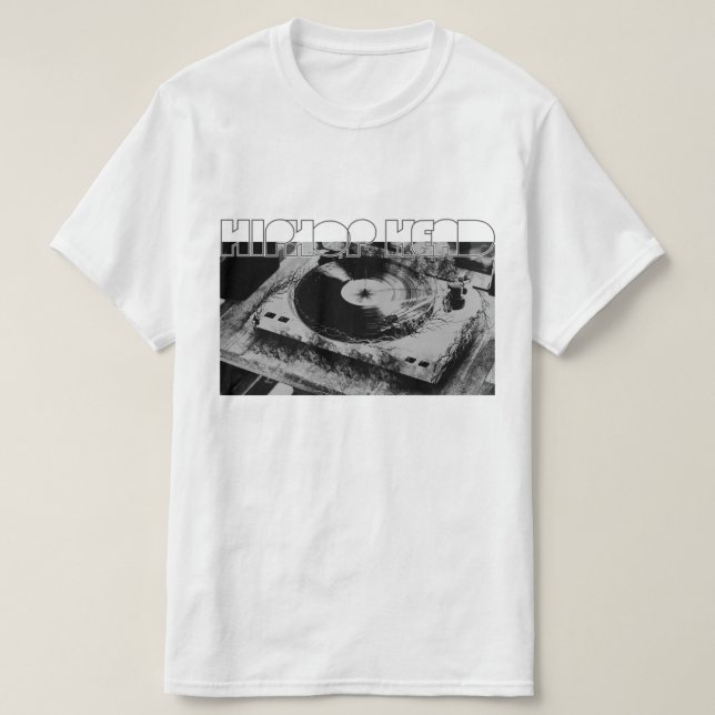 Camiseta DJ HipHop Head (Diseño del anverso)