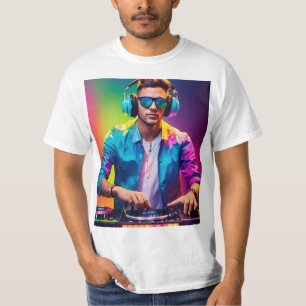 Camiseta "DJ Inked: Style Meets Music" "Beats & Ink: DJ Tat