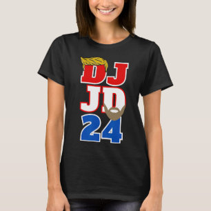 Camiseta Dj Jd 24 Trump Hair Vance Beard 2024 Republicano M