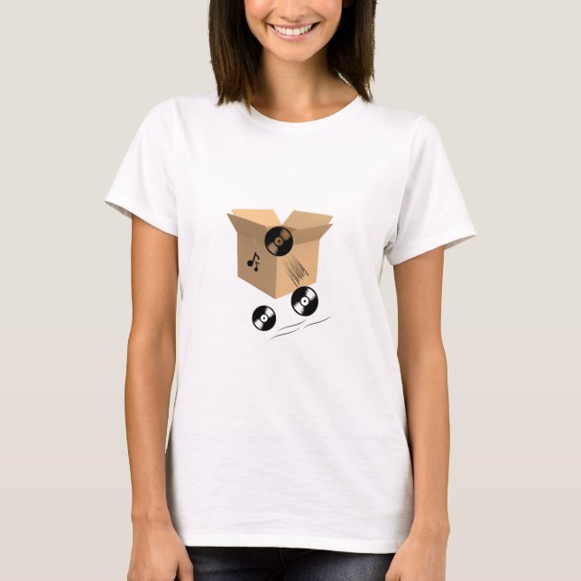 Camiseta DJ Life - Hip Hop Music Lover y Vinyl DJ T-Shirt (Anverso)