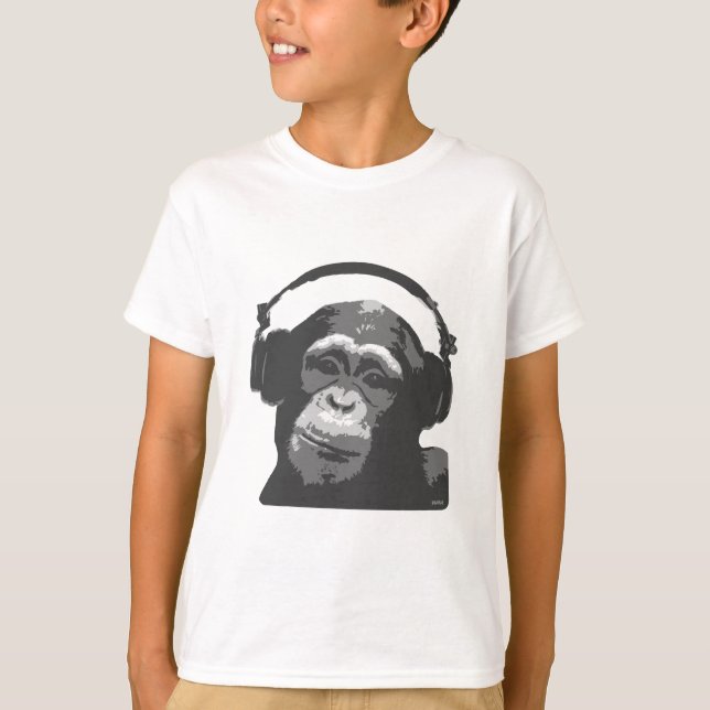CAMISETA DJ MONKEY (Anverso)