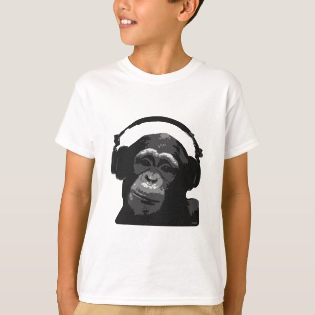 CAMISETA DJ MONKEY (Anverso)