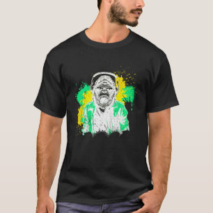 Camiseta DJ Monkey Music Fiesta Diversión Gafas de sol Monk