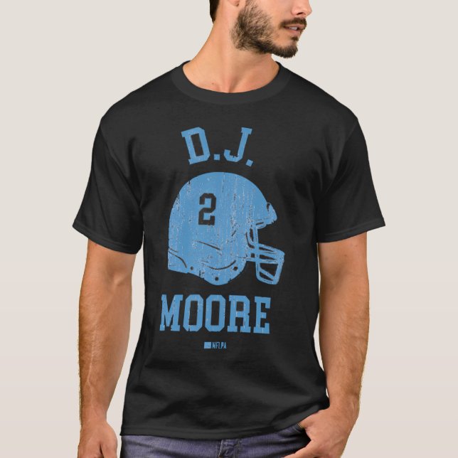 Camiseta DJ Moore Carolina Helmet (Anverso)