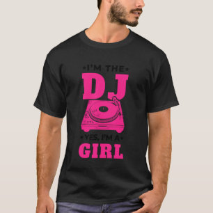 Camiseta DJ Mujeres Tornamesa Rave Techno House Música Disc
