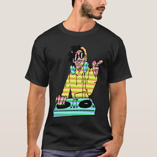 Camiseta Dj Music  DJ carton Cool (Anverso)