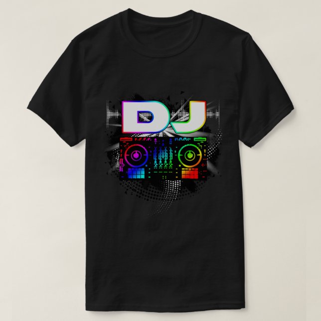 Camiseta Dj Music Lover Music Player Sound Guay Funny Gift (Diseño del anverso)