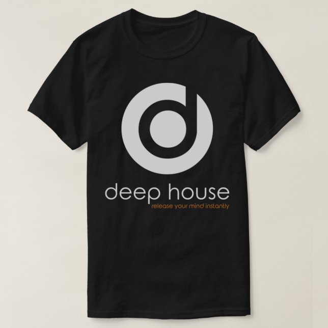 Camiseta DJ musical de la Casa Profunda ama los ritmos esen (Diseño del anverso)