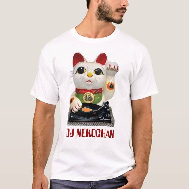 Camiseta DJ nekochan también (Anverso)