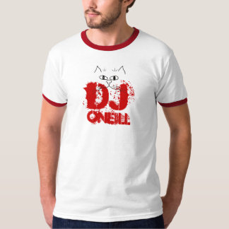 Camiseta DJ Oneill con el gato del dibujo animado