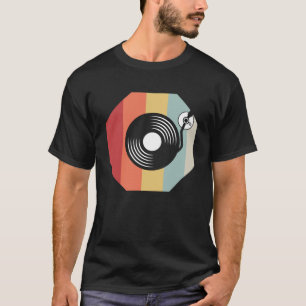 Camiseta DJ para Jockey sobre césped de tecno gráfico mascu
