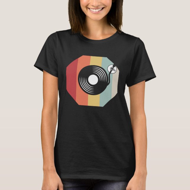 Camiseta DJ para Jockey sobre césped de tecno gráfico mascu (Anverso)