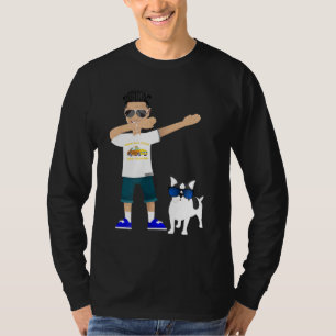 Camiseta Dj Pauly D Dabbing Con Bulldog Francés De Guay En 