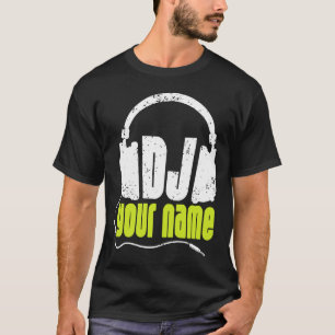Camiseta DJ personalizado cualquier música conocida MES de
