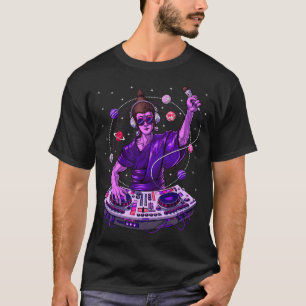 Camiseta DJ psicodélico Buda