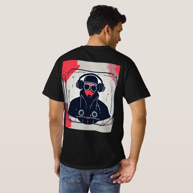 CAMISETA DJ REBEL (Reverso completo)