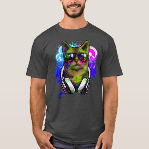 Camiseta DJ Shirt Rave DJ Tee Shirts DJ EDM Rave