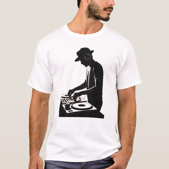 Camiseta DJ Silhouette (Anverso)