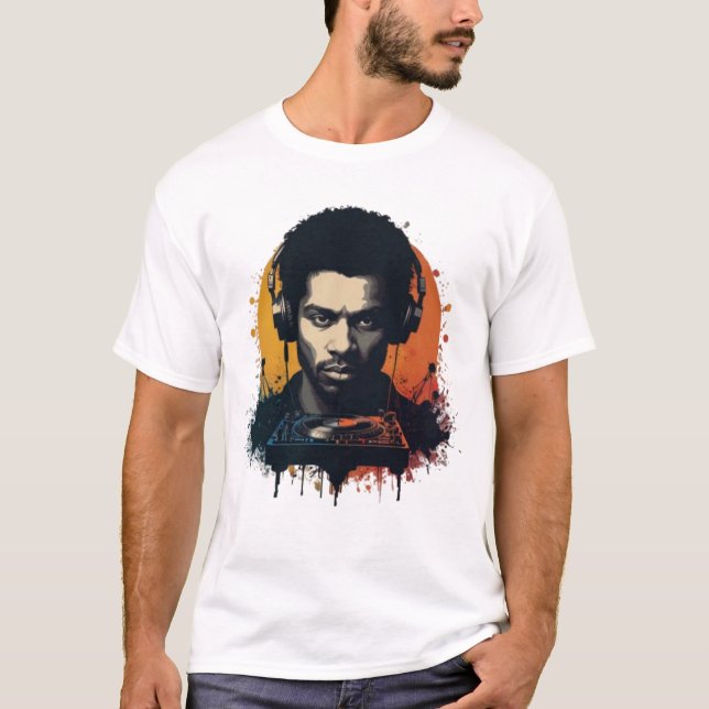 Camiseta DJ Silhouette (Anverso)